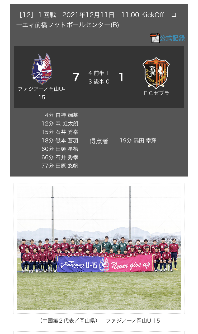 超 ファジアーノ 岡山